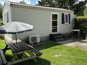 Mobil-home acces terrasse