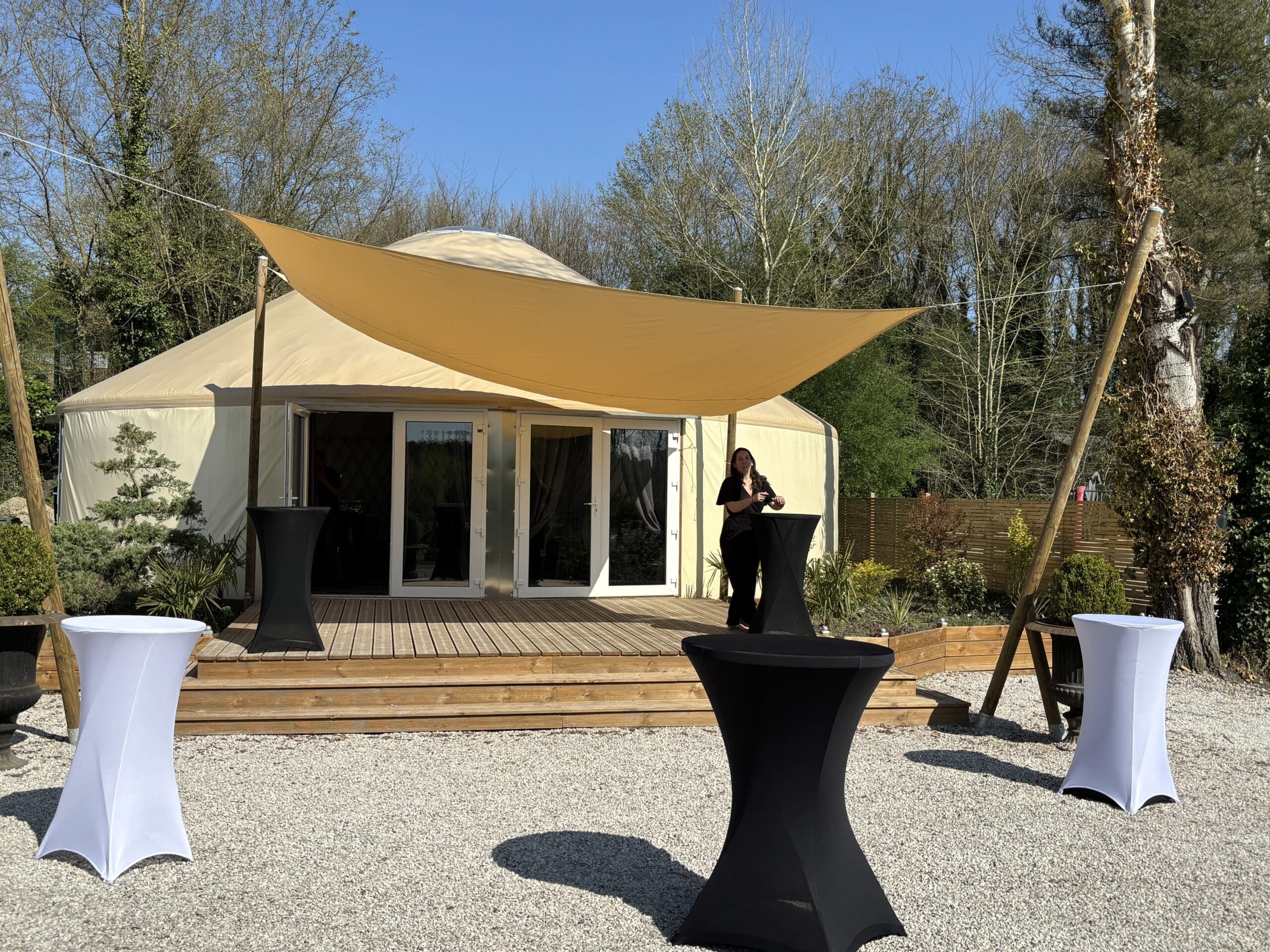 Yourte évènementiel extérieur