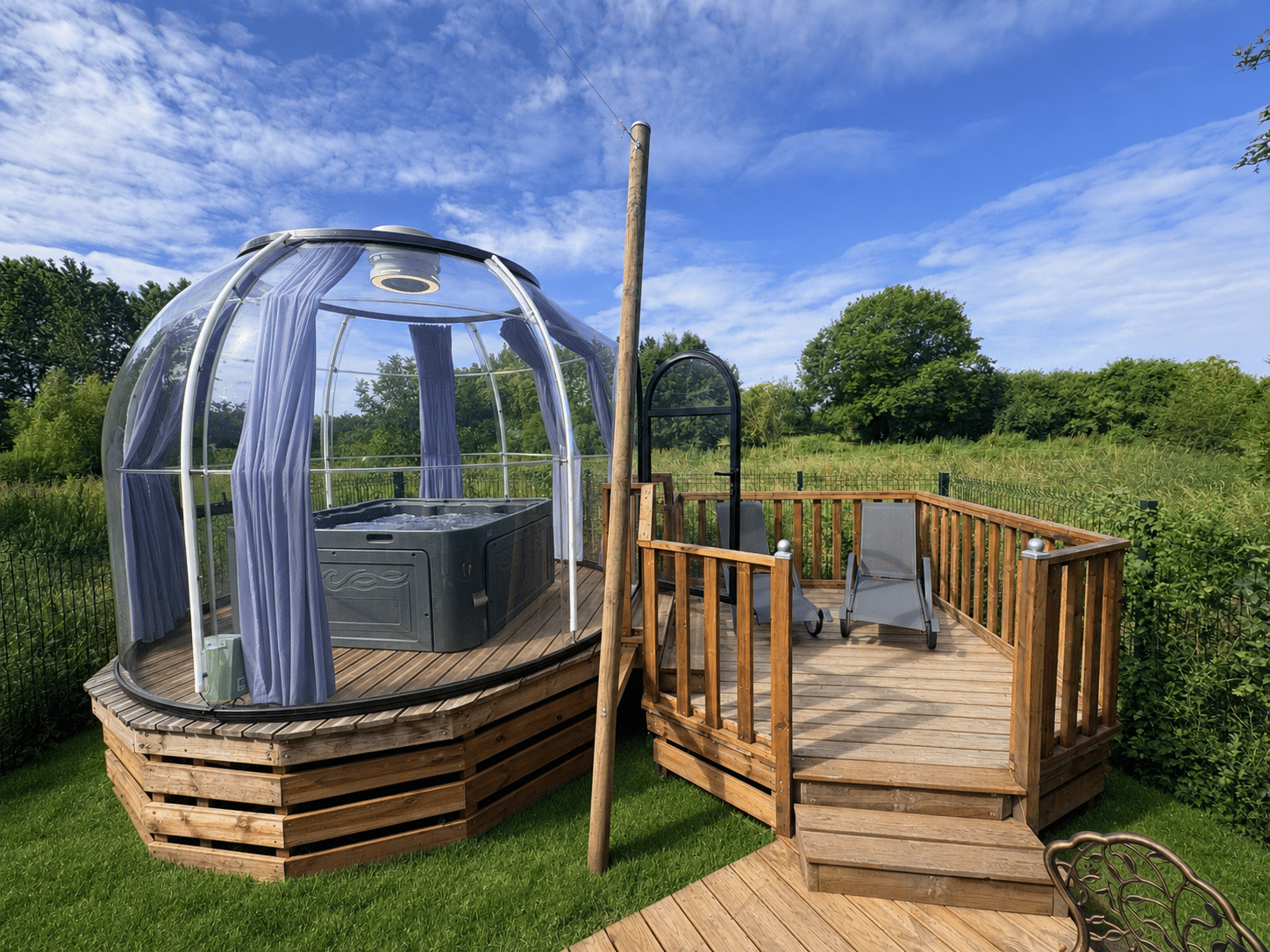 Perles des marais vue spa
